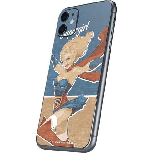 DC Comics Bombshells Supergirl iPhone 11 Skin